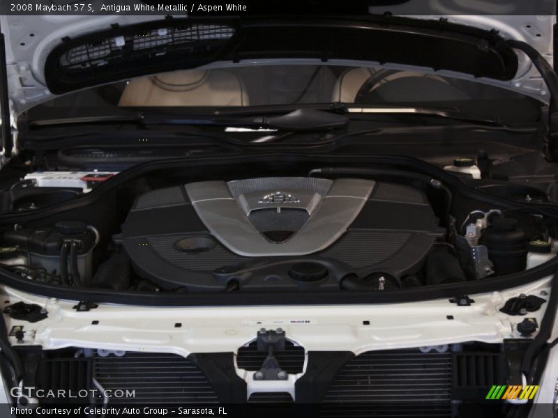 Antigua White Metallic / Aspen White 2008 Maybach 57 S