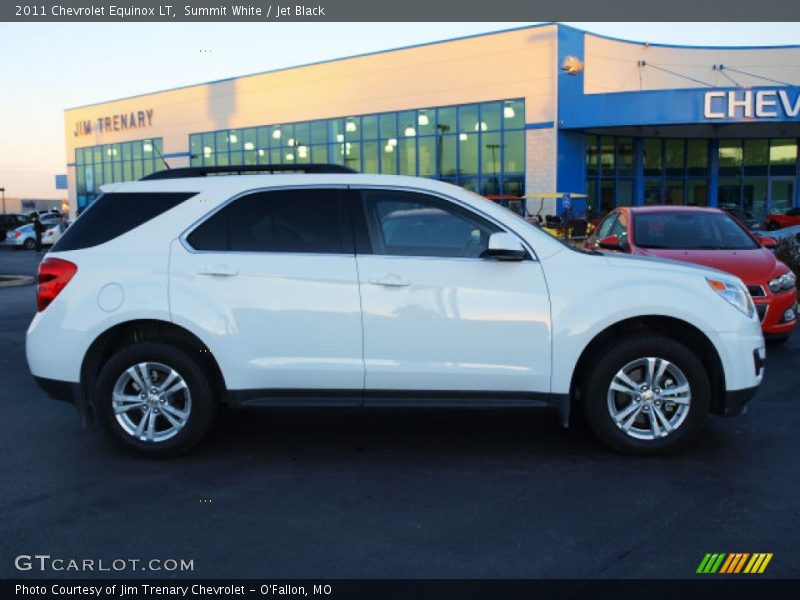Summit White / Jet Black 2011 Chevrolet Equinox LT