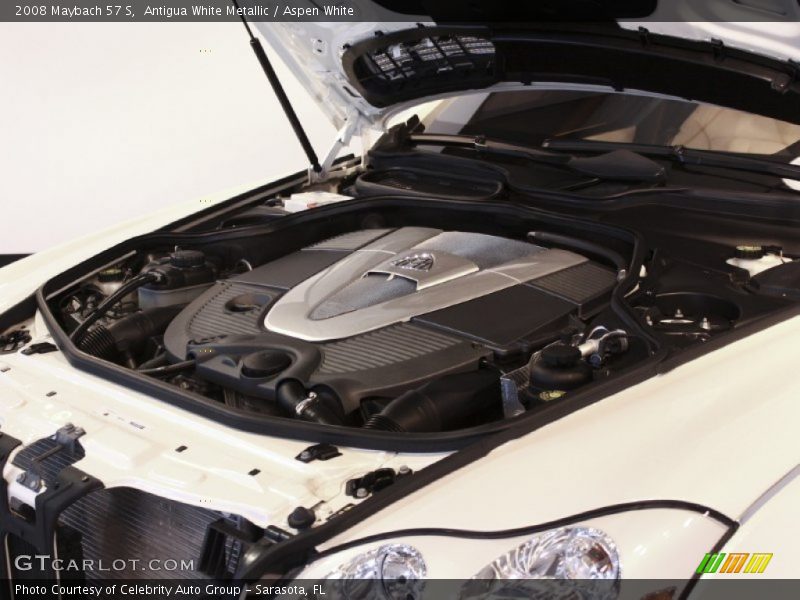 Antigua White Metallic / Aspen White 2008 Maybach 57 S