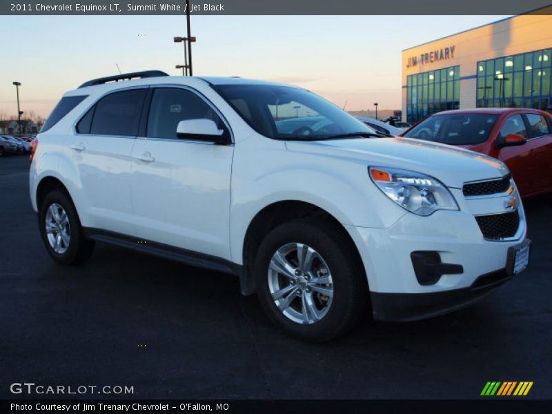 Summit White / Jet Black 2011 Chevrolet Equinox LT
