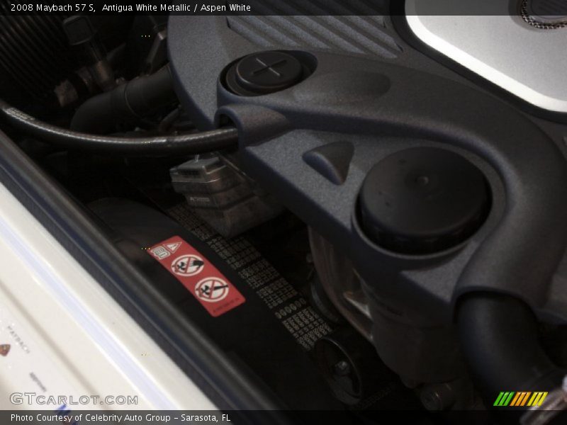 Antigua White Metallic / Aspen White 2008 Maybach 57 S