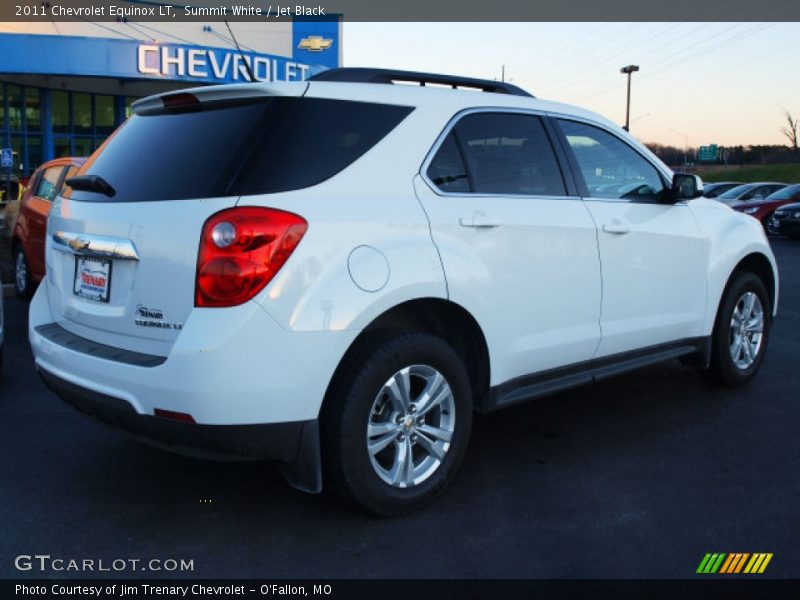 Summit White / Jet Black 2011 Chevrolet Equinox LT