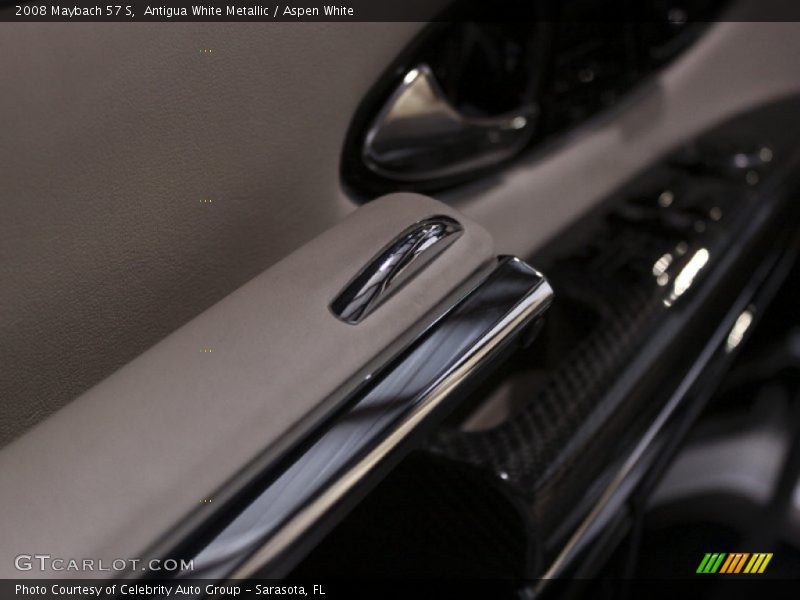 Antigua White Metallic / Aspen White 2008 Maybach 57 S