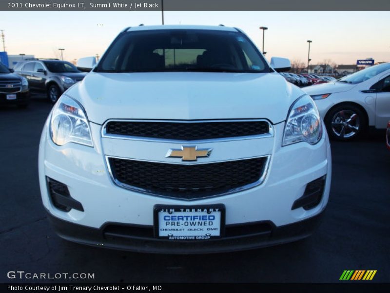 Summit White / Jet Black 2011 Chevrolet Equinox LT