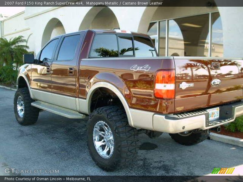 Mahogany Metallic / Castano Brown Leather 2007 Ford F150 King Ranch SuperCrew 4x4