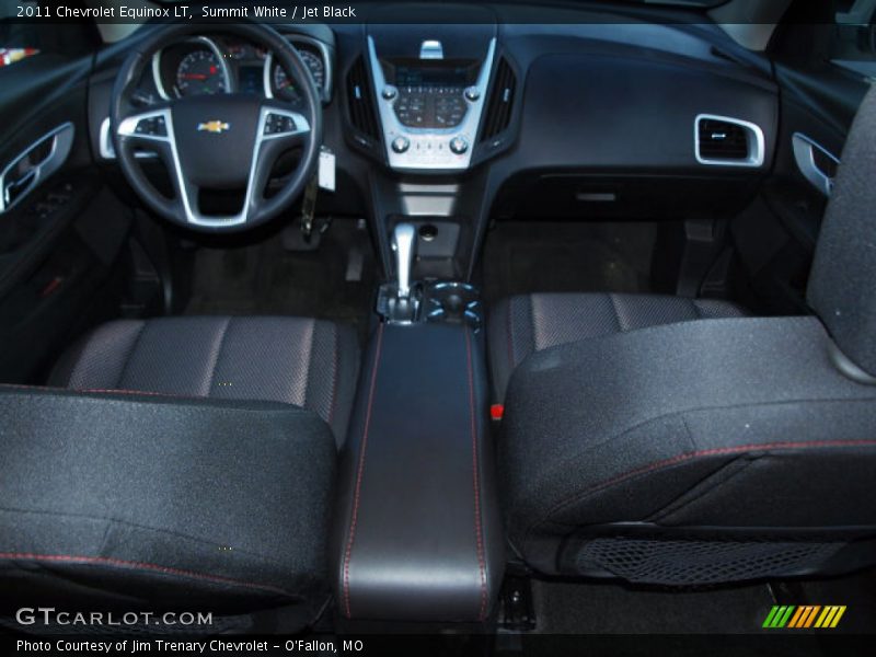 Summit White / Jet Black 2011 Chevrolet Equinox LT