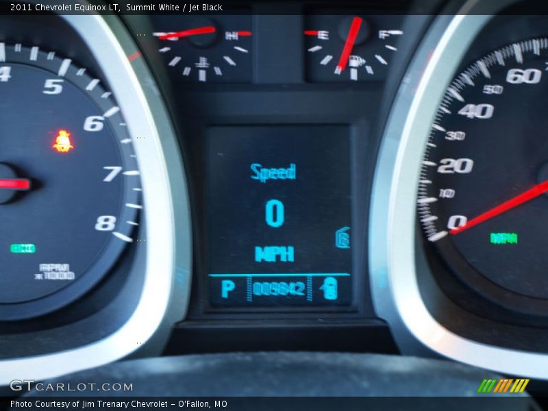 Summit White / Jet Black 2011 Chevrolet Equinox LT
