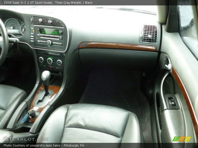Titan Gray Metallic / Black 2008 Saab 9-3 2.0T Sport Sedan