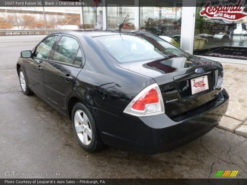 Black / Charcoal Black 2007 Ford Fusion SE