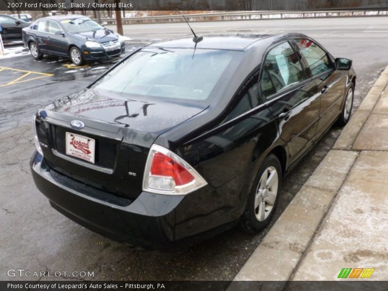 Black / Charcoal Black 2007 Ford Fusion SE