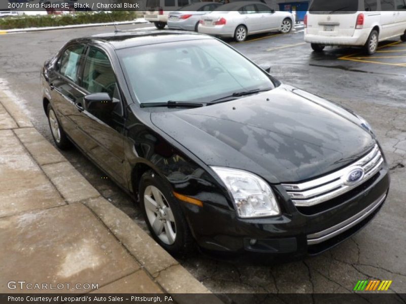 Black / Charcoal Black 2007 Ford Fusion SE