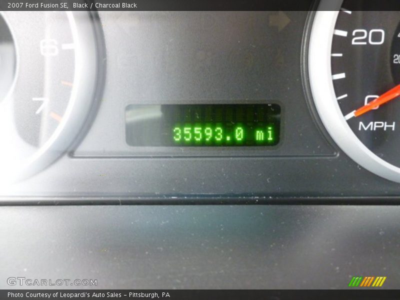 Black / Charcoal Black 2007 Ford Fusion SE