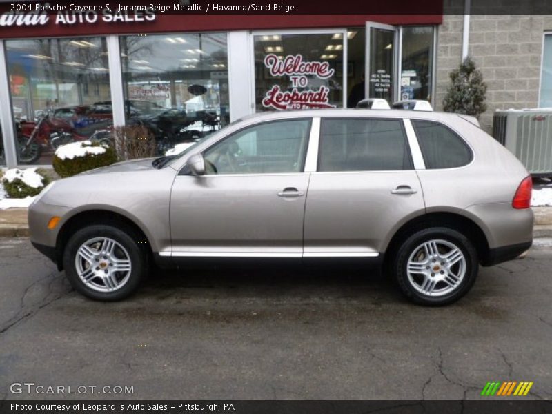 Jarama Beige Metallic / Havanna/Sand Beige 2004 Porsche Cayenne S