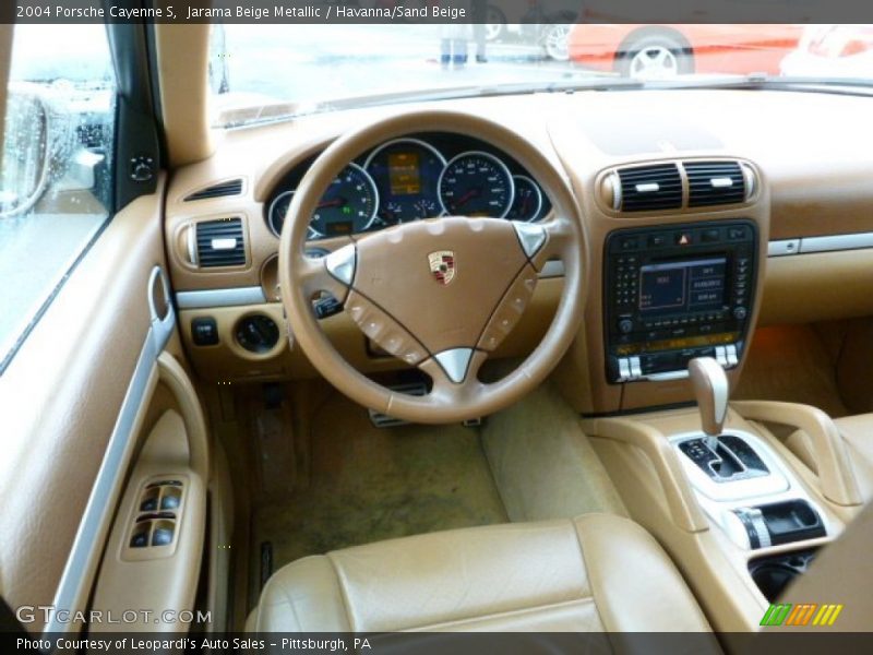 Jarama Beige Metallic / Havanna/Sand Beige 2004 Porsche Cayenne S