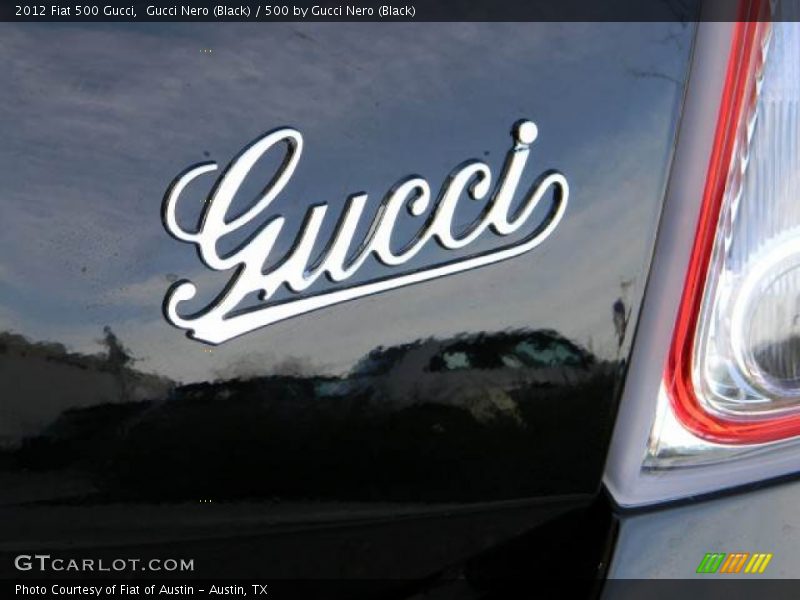 Gucci badge - 2012 Fiat 500 Gucci