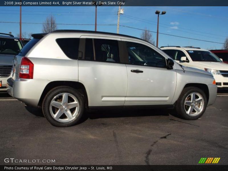 Bright Silver Metallic / Dark Slate Gray 2008 Jeep Compass Limited 4x4