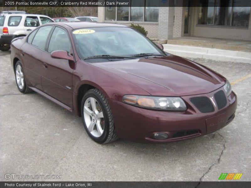 Cranberry Red Metallic / Dark Pewter 2005 Pontiac Bonneville GXP