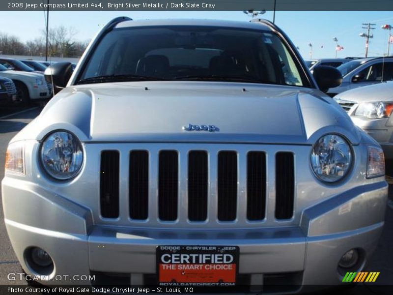 Bright Silver Metallic / Dark Slate Gray 2008 Jeep Compass Limited 4x4