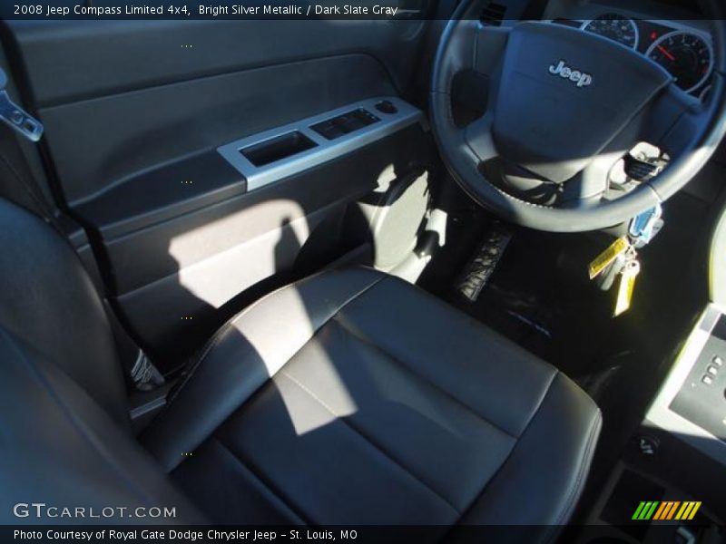 Bright Silver Metallic / Dark Slate Gray 2008 Jeep Compass Limited 4x4