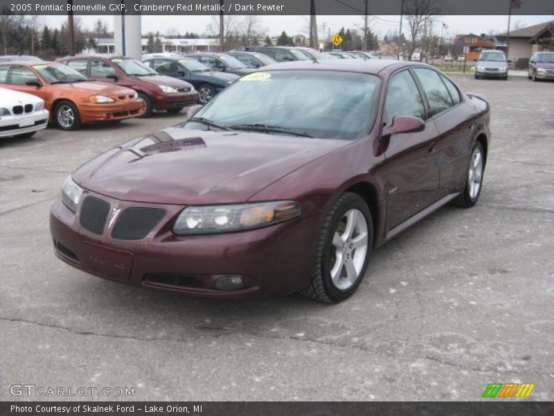 Cranberry Red Metallic / Dark Pewter 2005 Pontiac Bonneville GXP