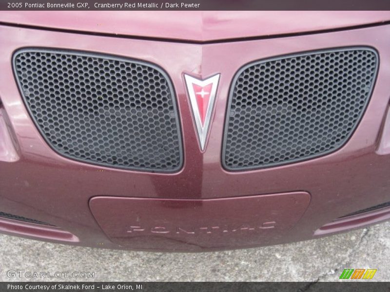 Cranberry Red Metallic / Dark Pewter 2005 Pontiac Bonneville GXP