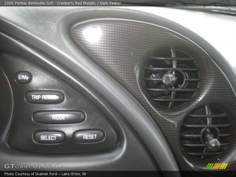 Cranberry Red Metallic / Dark Pewter 2005 Pontiac Bonneville GXP