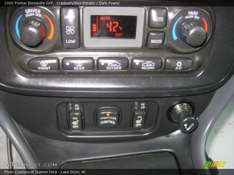 Cranberry Red Metallic / Dark Pewter 2005 Pontiac Bonneville GXP