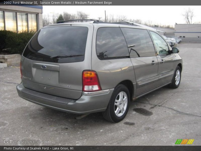 Spruce Green Metallic / Medium Parchment Beige 2002 Ford Windstar SE