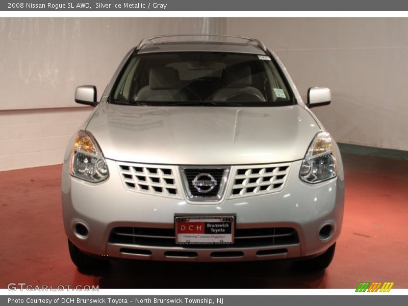 Silver Ice Metallic / Gray 2008 Nissan Rogue SL AWD