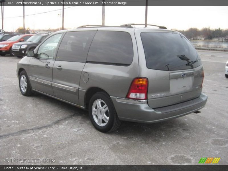 Spruce Green Metallic / Medium Parchment Beige 2002 Ford Windstar SE