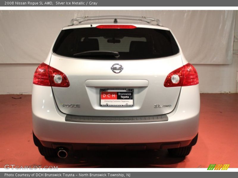 Silver Ice Metallic / Gray 2008 Nissan Rogue SL AWD