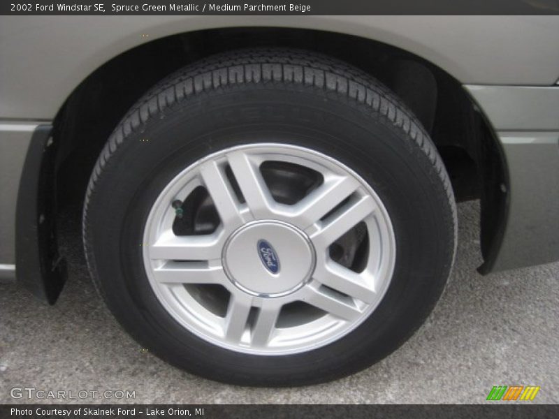 Spruce Green Metallic / Medium Parchment Beige 2002 Ford Windstar SE