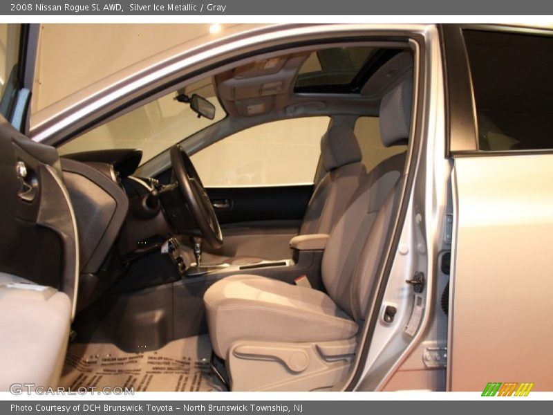Silver Ice Metallic / Gray 2008 Nissan Rogue SL AWD