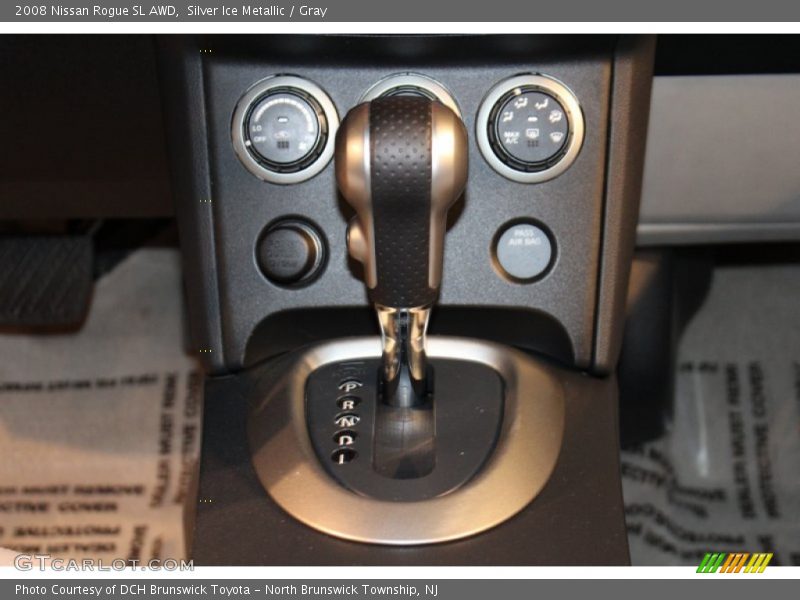 Silver Ice Metallic / Gray 2008 Nissan Rogue SL AWD