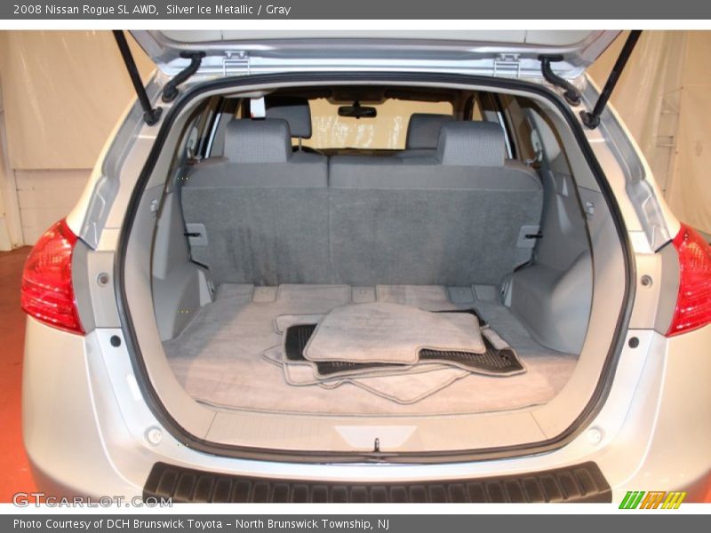Silver Ice Metallic / Gray 2008 Nissan Rogue SL AWD