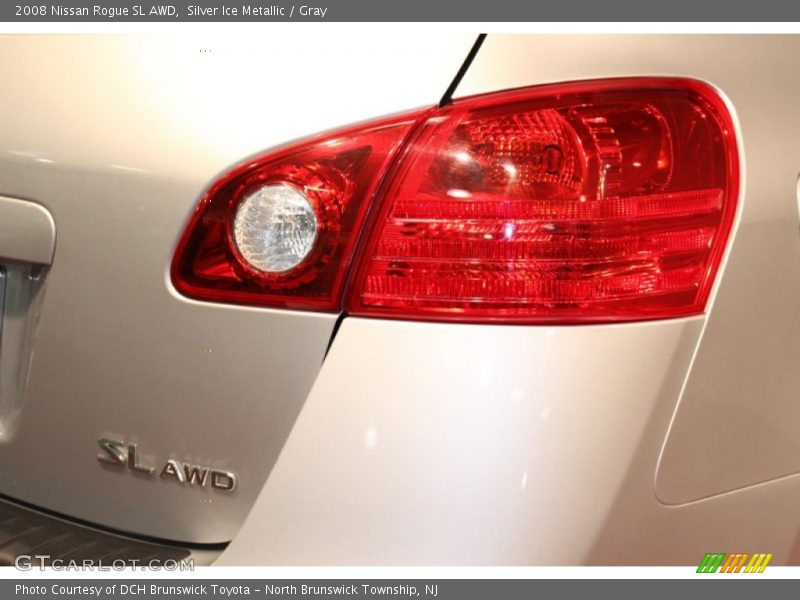 Silver Ice Metallic / Gray 2008 Nissan Rogue SL AWD