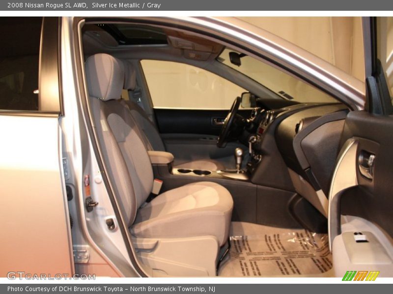 Silver Ice Metallic / Gray 2008 Nissan Rogue SL AWD