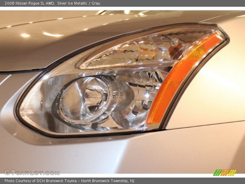 Silver Ice Metallic / Gray 2008 Nissan Rogue SL AWD
