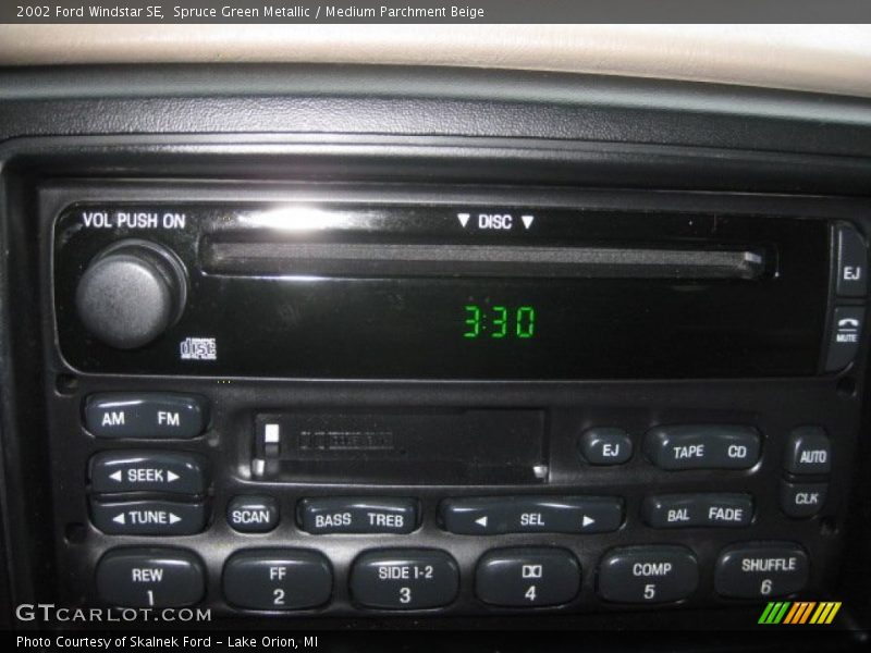 Audio System of 2002 Windstar SE