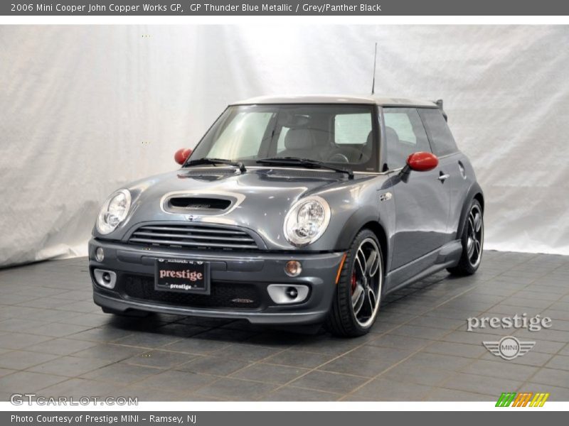 GP Thunder Blue Metallic / Grey/Panther Black 2006 Mini Cooper John Copper Works GP