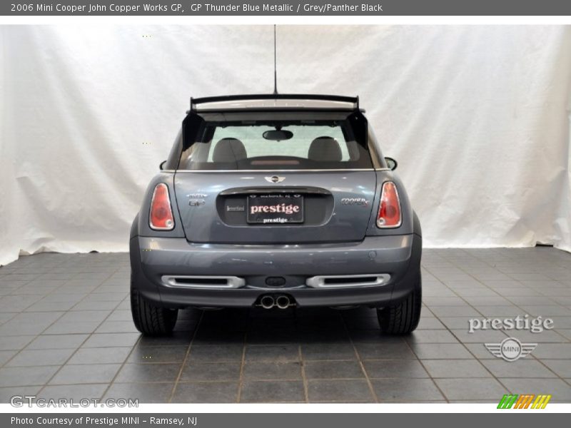 GP Thunder Blue Metallic / Grey/Panther Black 2006 Mini Cooper John Copper Works GP