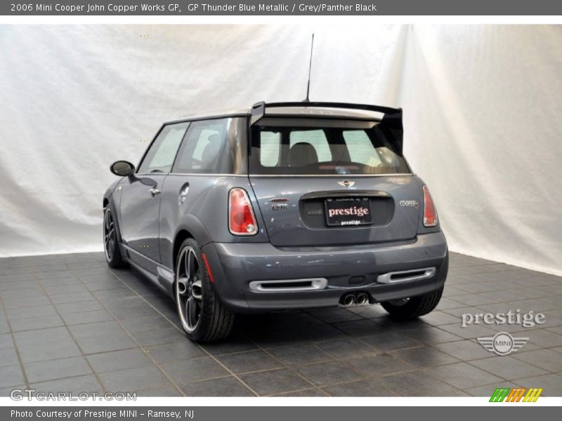 GP Thunder Blue Metallic / Grey/Panther Black 2006 Mini Cooper John Copper Works GP