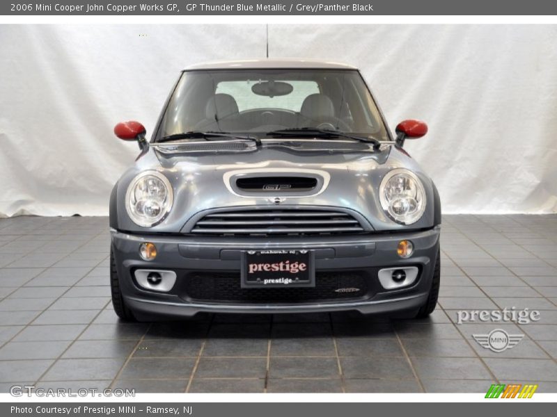 GP Thunder Blue Metallic / Grey/Panther Black 2006 Mini Cooper John Copper Works GP