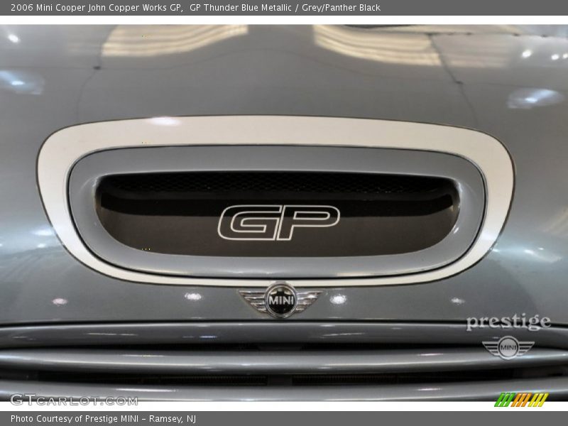 GP Thunder Blue Metallic / Grey/Panther Black 2006 Mini Cooper John Copper Works GP