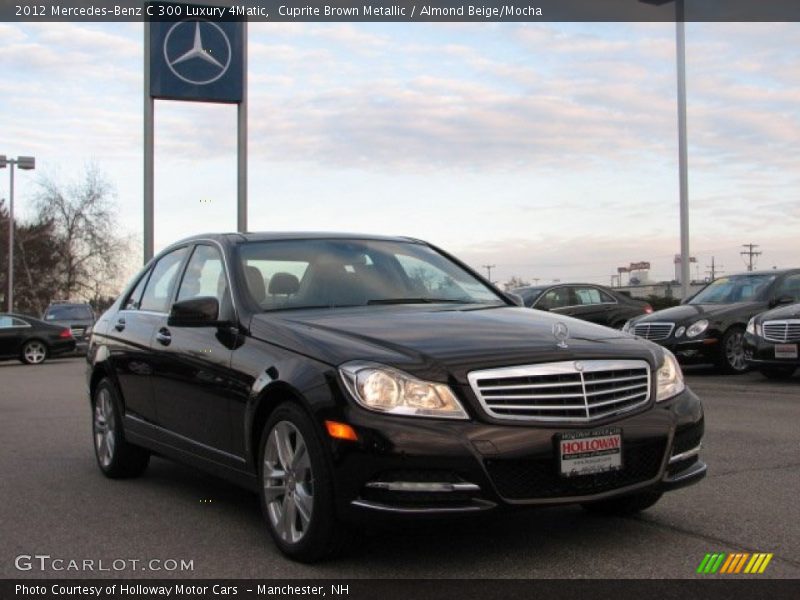 Cuprite Brown Metallic / Almond Beige/Mocha 2012 Mercedes-Benz C 300 Luxury 4Matic