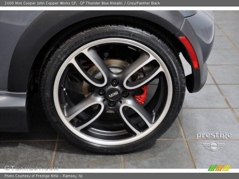 GP Thunder Blue Metallic / Grey/Panther Black 2006 Mini Cooper John Copper Works GP