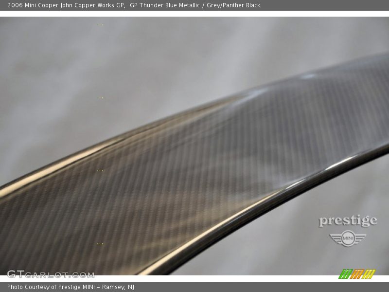 GP Thunder Blue Metallic / Grey/Panther Black 2006 Mini Cooper John Copper Works GP