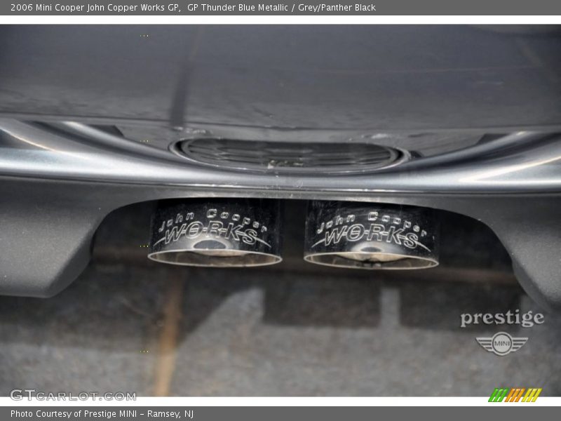 GP Thunder Blue Metallic / Grey/Panther Black 2006 Mini Cooper John Copper Works GP