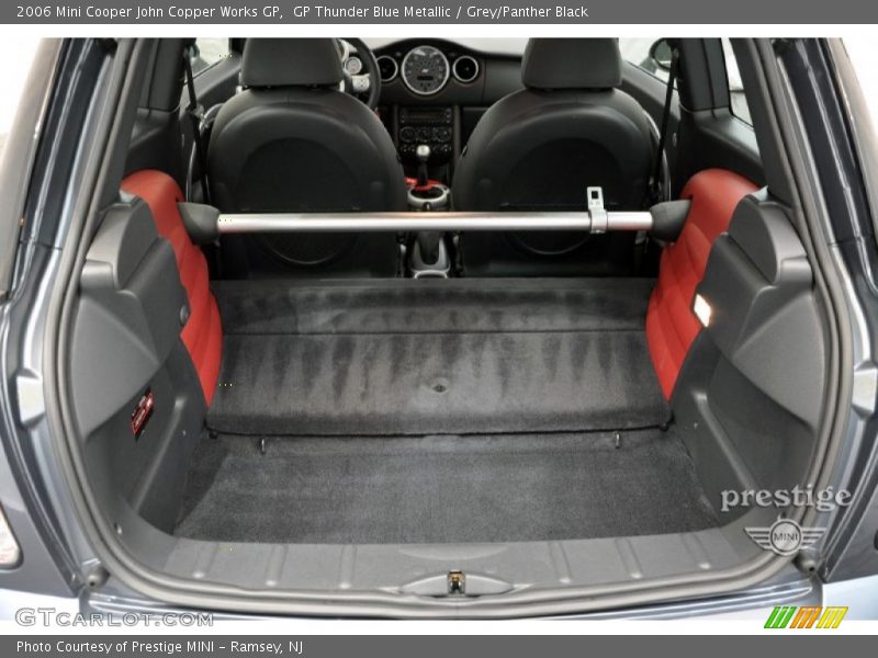 GP Thunder Blue Metallic / Grey/Panther Black 2006 Mini Cooper John Copper Works GP