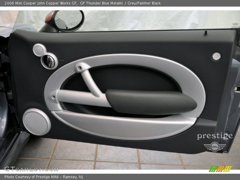 GP Thunder Blue Metallic / Grey/Panther Black 2006 Mini Cooper John Copper Works GP